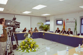 Reunión del Consejo Social de la Universidad de Málaga en el Parque Tecnológico de Andalucía. Marzo de 2001