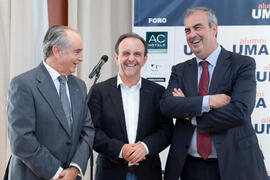 Nombramiento de Rafael Rodríguez como Miembro de Honor de la Asociación de Antiguos Alumnos de la Universidad de Málaga. Hotel AC Málaga Palacio. Octubre de 2014