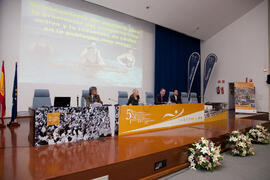 Congreso de deporte del 5º Congreso Internacional de actividad físico-deportiva para mayores de la Universidad de Málaga en la E.T.S.I . Marzo de 2013