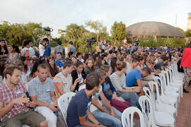 Acto de bienvenida a los alumnos Erasmus de la Universidad de Málaga. Jardín Botánico. Octubre de 2013