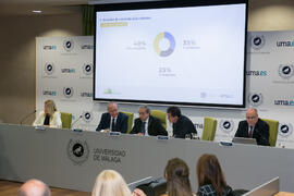 Acto de la Fundación Lágrimas y Favores. Entrega de los Premios de Investigación de la Cátedra de Estudios Cofrades. Rectorado. Abril de 2019