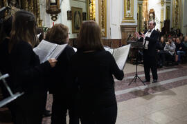 Concierto de Navidad de la Coral Sancti Petri homenaje a la Facultad de Económicas. Iglesia de los Mártires. Diciembre de 2015