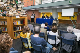 Intervención de José Antonio Mesa Toré. Homenaje a Pablo García Baena y Antonio Garrido. Biblioteca General. Octubre de 2018