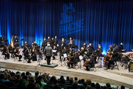 Concierto de Bandas Sonoras de la 31 edición de Fancine de la Universidad de Málaga. Auditorio de la Escuela Técnica de Ingeniería de Telecomunicaciones e Informática. Noviembre de 2021