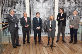 Inauguración de la exposición "Semana Santa, 1972. Universidad de Málaga, 40 años compartiendo futuro". Rectorado. Marzo de 2013