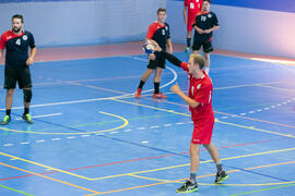 Partido Universidad de Split - Universidad de Montpellier. Categoría masculina. Campeonato Europeo Universitario de Balonmano. Antequera. Julio de 2017