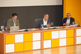 Debate electoral entre los candidatos a Rector de la Universidad de Málaga. Escuela Técnica Superior de Ingeniería Industrial. Noviembre de 2015