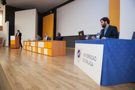 Debate electoral entre los candidatos a Rector de la Universidad de Málaga. Escuela Técnica Superior de Ingeniería Industrial. Noviembre de 2015