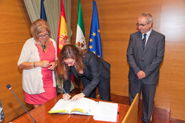 Toma de posesión del personal docente e investigador de la Universidad de Málaga. Rectorado. Octubre de 2011
