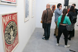 Inauguración de la sala de exposiciones "Espacio Cero" en el Contenedor Cultural. Campus de Teatinos. Abril de 2019