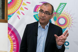 Juan Ignacio Gallardo. Curso "Comunicación deportiva". Cursos de Verano de la Universidad de Málaga. Vélez-Málaga. Julio de 2019