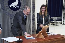 Toma de posesión de Ignacio Rafael Otero Cambeses como nuevo Director de Comunicación, Imagen y Medios Digitales de la Universidad de Málaga. Edificio del Rectorado. Abril de 2024