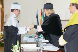 Investidura de nuevos doctores por la Universidad de Málaga. Paraninfo. Febrero de 2012