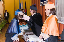 Investidura de nuevos doctores por la Universidad de Málaga. Paraninfo. Diciembre de 2009