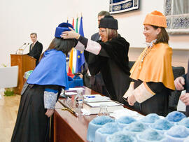 Investidura de nuevos doctores por la Universidad de Málaga 2010. Paraninfo. Enero de 2010