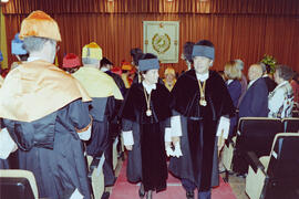 Apertura del Curso Académico 1999/2000 de la Universidad de Málaga. Paraninfo. Octubre de 1999