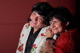 José Corbacho y Tecla Lumbreras. Gala de inauguración de la 31ª edición de Fancine de la Universidad de Málaga. Cine Albéniz. Noviembre de 2021