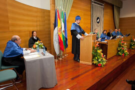 Investidura como Doctor "Honoris Causa" de D. Antonio García-Bellido por la Facultad de Ciencias de la Universidad de Málaga. Rectorado. Marzo de 2015