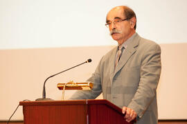 Homenaje a D. Antonio Valle, catedrático de la Facultad de Ciencias de la Universidad de Málaga. Septiembre de 2012
