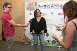 Encuentro con Àngels Barceló. Cursos de verano 2018 de la Universidad de Málaga. Marbella. Julio de 2018