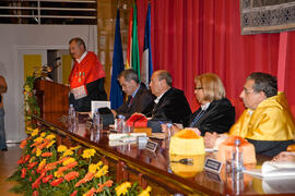 Investidura como Doctor "Honoris Causa" de D. Juan Antonio Carrillo Salcedo por la Universidad de Málaga. Salón de Actos de la Facultad de Derecho. Octubre de 2007