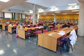 Biblioteca General de la Universidad de Málaga. Campus de Teatinos. Abril de 2013