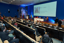 Discurso de Teodomiro López en la investidura de Miquel Roca i Junyent como Doctor "Honoris Causa" por la Universidad de Málaga. Paraninfo. Diciembre de 2024