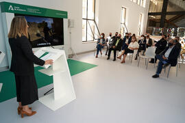 Intervención de Marifrán Carazo. Inauguración de la exposición itinerante sobre el plan "Vive tu ciudad". Escuela Técnica Superior de Arquitectura de la Universidad de Málaga. Octubre de 2021