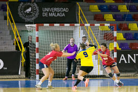 Partido Universidad de Oslo - Radboud University Nijmegen. Categoría femenina. Campeonato Europeo Universitario de Balonmano. Antequera. Julio de 2017