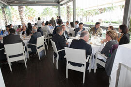 Almuerzo de despedida de la X Tribuna España - Corea. Restaurante "El Palmeral". Octubre de 2015