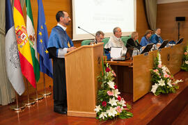 Investidura como Doctor "Honoris Causa" de Jean-Marie Lehn por la Facultad de Ciencias de la Universidad de Málaga. Edificio del Rectorado. Junio 2015