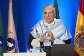 Eugenio Carmona Mato. Apertura del Curso Académico 2024/2025 de la Universidad de Málaga. Paraninfo. Septiembre de 2024