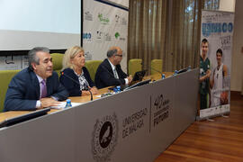 Presentación del evento deportivo UMA y Unicaja "Ser único, formamos equipo". Rectorado. Septiembre de 2013