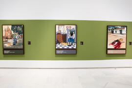 Exposición "Aguatintas por Seguiriyas", de Eugenio Chicano. Palacio Episcopal de Málaga. Enero de 2019