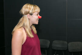Alumna de la clase magistral "Clown: El arte de hacer el payaso". Curso de Verano "El humor en las artes escénicas". Marbella. Julio de 2018