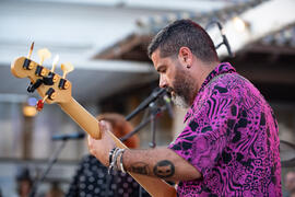 Concierto de Julia Martín. Festival solidario en los Baños del Carmen. Cursos de Verano de la Universidad de Málaga. Málaga. Julio de 2019