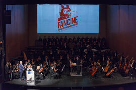 Gala Inaugural de la XXII edición de Fancine de la Universidad de Málaga. Teatro Cervantes. Noviembre de 2012