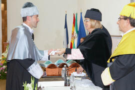 Investidura de nuevos doctores por la Universidad de Málaga. Paraninfo. Febrero de 2012
