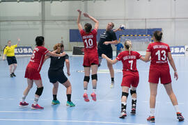 Partido Universidad de Primorska - Universidad de Akdeniz. Categoría femenina. Campeonato Europeo Universitario de Balonmano. Antequera. Julio de 2017