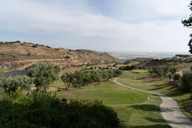 Paisaje de Antequera Golf. Campeonato Europeo de Golf Universitario. Antequera. Junio de 2019
