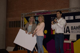 Entrega de premios. Jornadas de Puertas Abiertas de la Universidad de Málaga. Complejo Polideportivo Universitario. Abril de 2015