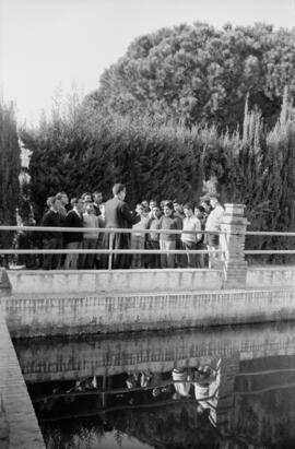 Málaga. Niños cantando. Finca del Obispado en Velez-Málaga. Marzo de 1963