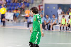 Partido España contra Rusia. 14º Campeonato del Mundo Universitario de Fútbol Sala 2014 (FUTSAL). Antequera. Julio de 2014