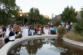 Welcome to UMA. Bienvenida a los alumnos de intercambio internacional de la Universidad de Málaga. Jardín botánico. Octubre de 2017