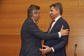 Toma de posesión de Salvador Pérez Moreno como nuevo Director de la Escuela de Doctorado de la Universidad de Málaga. Edificio del Rectorado. Abril de 2024