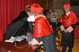Investidura como Doctor "Honoris Causa" de D. Juan Antonio Carrillo Salcedo por la Universidad de Málaga. Salón de Actos de la Facultad de Derecho. Octubre de 2007