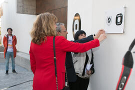 Inauguración de la sala de exposiciones "Espacio Cero" en el Contenedor Cultural. Campus de Teatinos. Abril de 2019