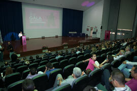Intervención de Adelaida de la Calle. Gala del Deporte Universitario. Escuela Técnica Superior de Ingeniería de Telecomunicaciones. Junio de 2015