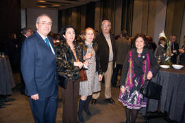 Cena de gala con motivo al homenaje para los jubilados y personal que cumple 25 años de servicio en la Universidad de Málaga. Hotel Barceló. Febrero de 2009