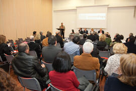 Inauguración curso de farmacología de la Universidad de Málaga. Colegio de Médicos. Málaga. Enero de 2012